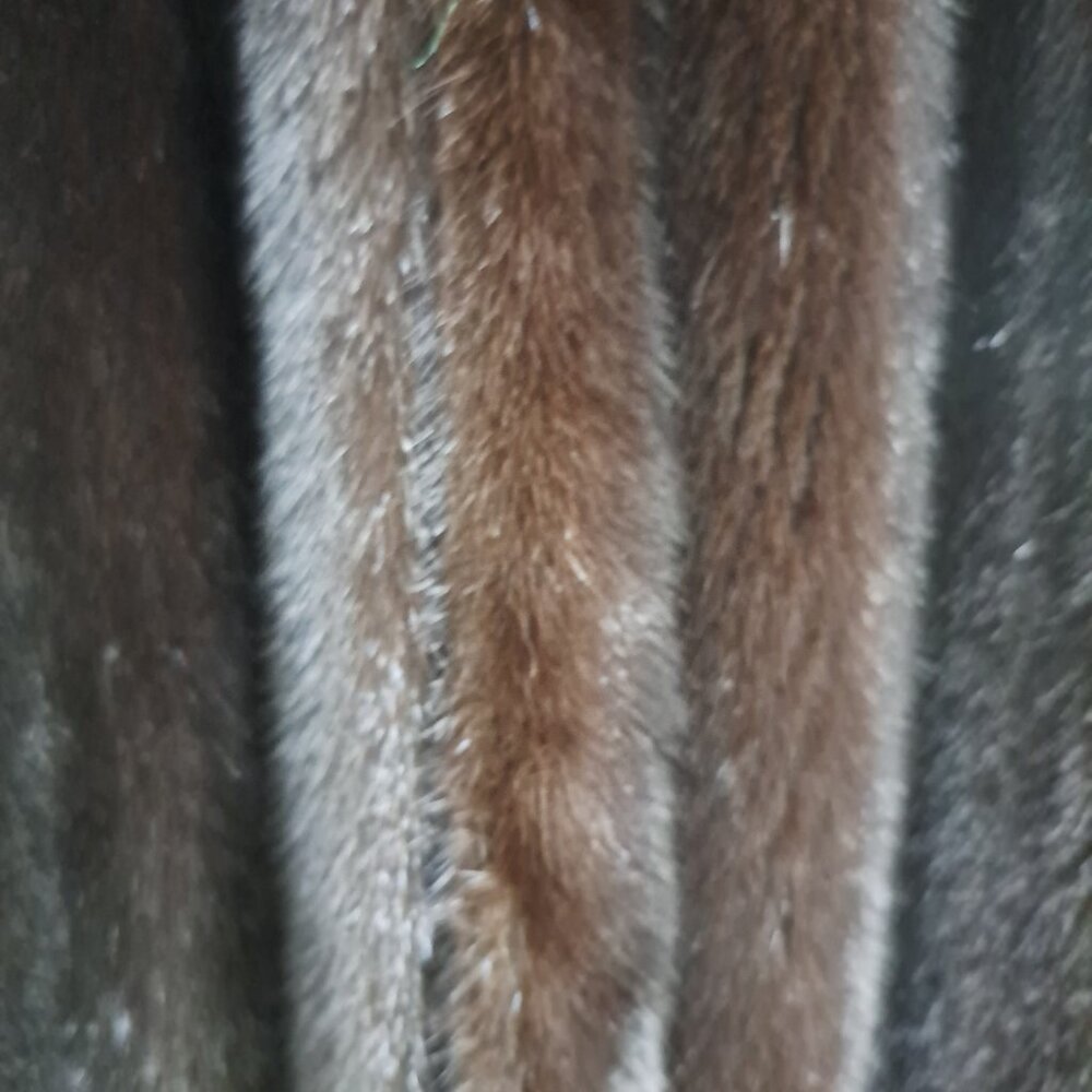 MINK COAT GENUINE FULL LENGTH 48IN SIZE 10 EXCELLENT CONDITION  48long 24in slee - Picture 7 of 16